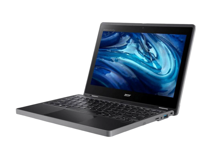 Acer TravelMate Spin B3 11.6" Touch 2-in-1 Notebook, Intel N100, 4GB RAM, 128GB SSD (Black) — Being Shipped