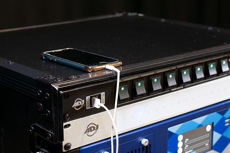 ADJ POW-R BAR RACK USB Power Center with 8 Outlets — Being Shipped