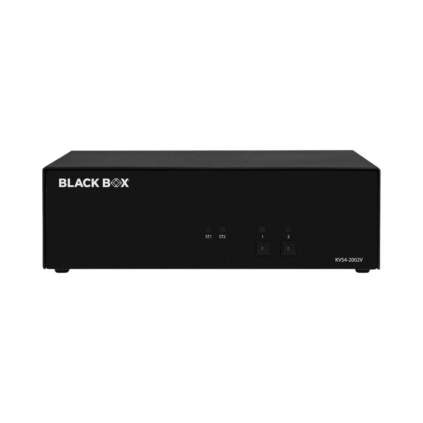 Black Box 2-Port Dual-Monitor DisplayPort Secure KVM Switch — Being Shipped