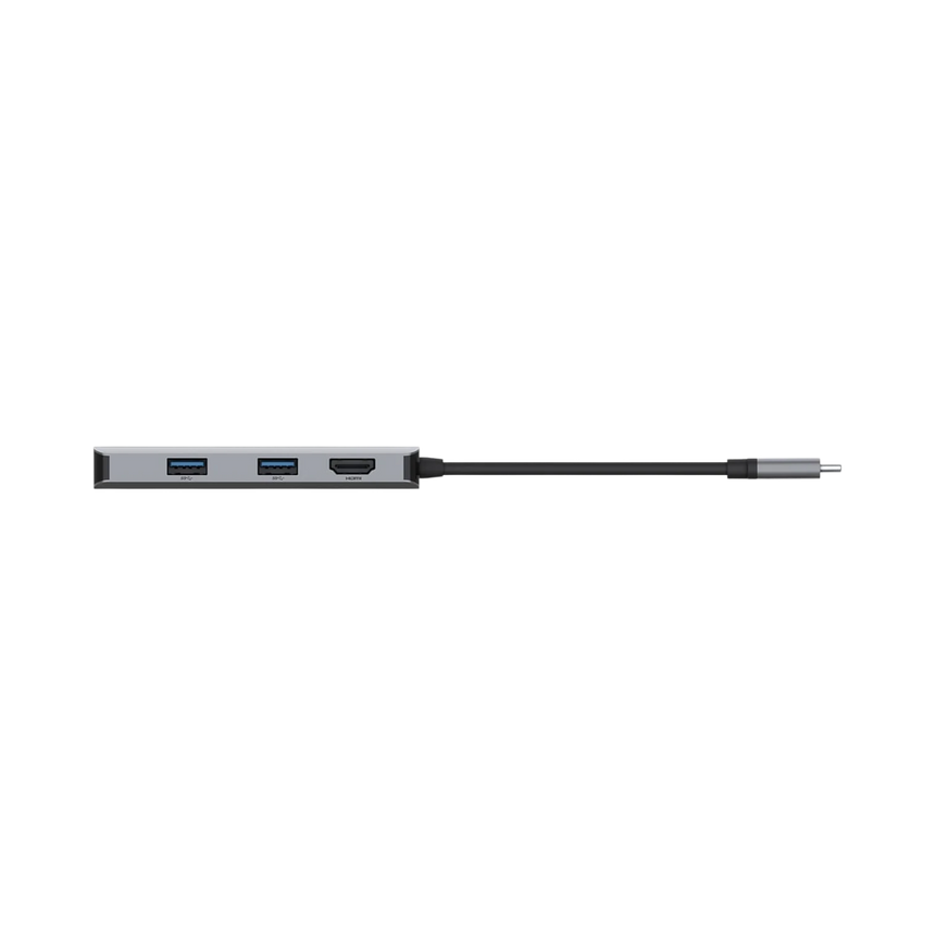 Belkin USB-C 5-in-1 Multiport Adapter Hub (Grey) — Being Shipped