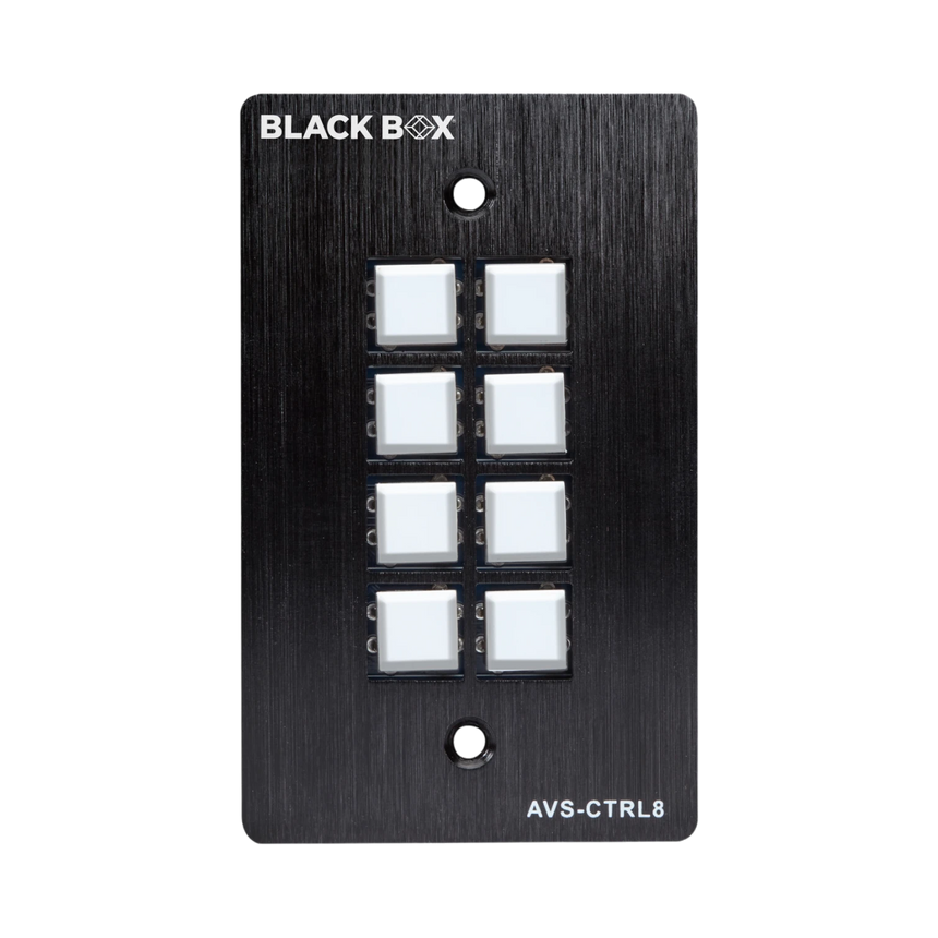 Black Box 8-Button RS232 Wallplate Control Panel — Being Shipped