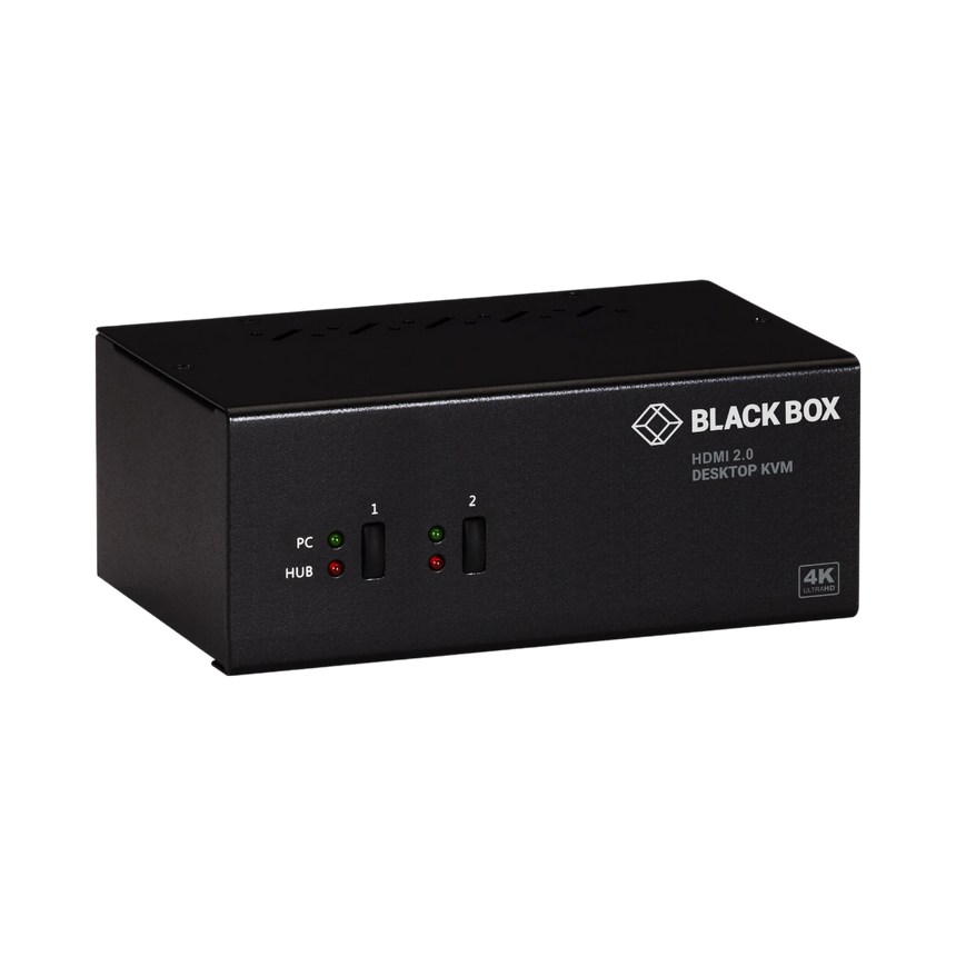 Black Box Dual-Monitor 2-Port HDMI KVM Switch 4K 60Hz — Being Shipped
