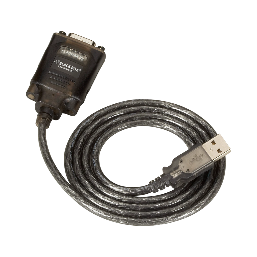 Black Box 1-Port USB to RS232 Converter — Being Shipped