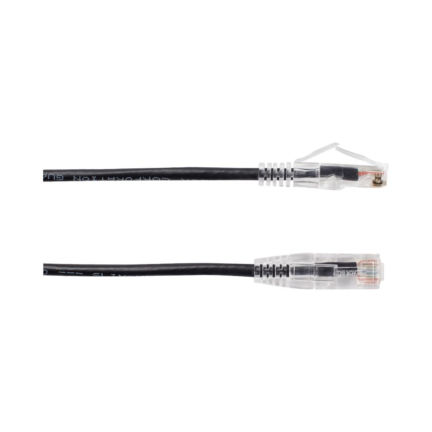 Black Box 20ft Slim-Net CAT6A 28AWG Ethernet Patch Cable (Black) — Being Shipped