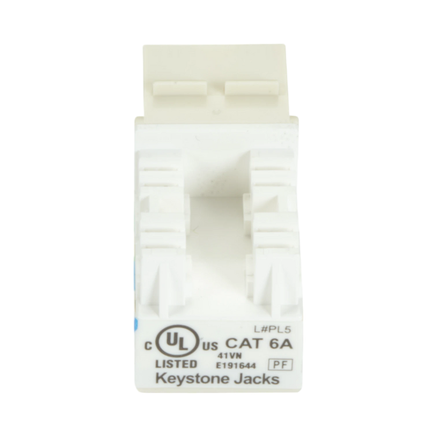 Black Box CAT6A Keystone Jack Unshielded RJ45 (Off-White) — Being Shipped