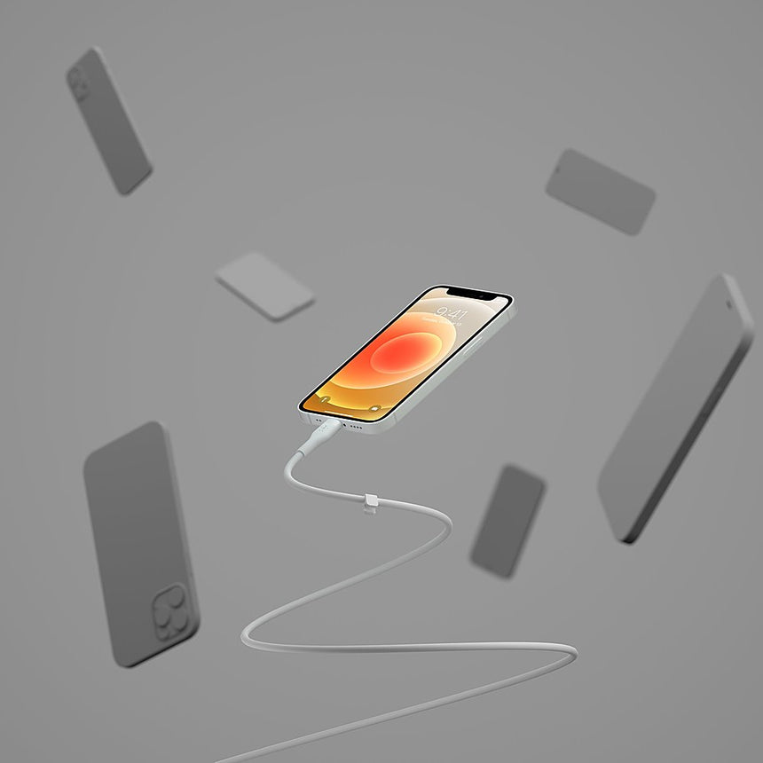 Belkin BoostCharge Flex 6.6ft USB-A to Lightning Cable (White) — Being Shipped