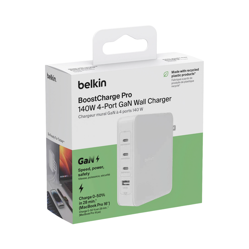 Belkin BoostCharge Pro 140W 4-Port GaN USB Wall Charger — Being Shipped