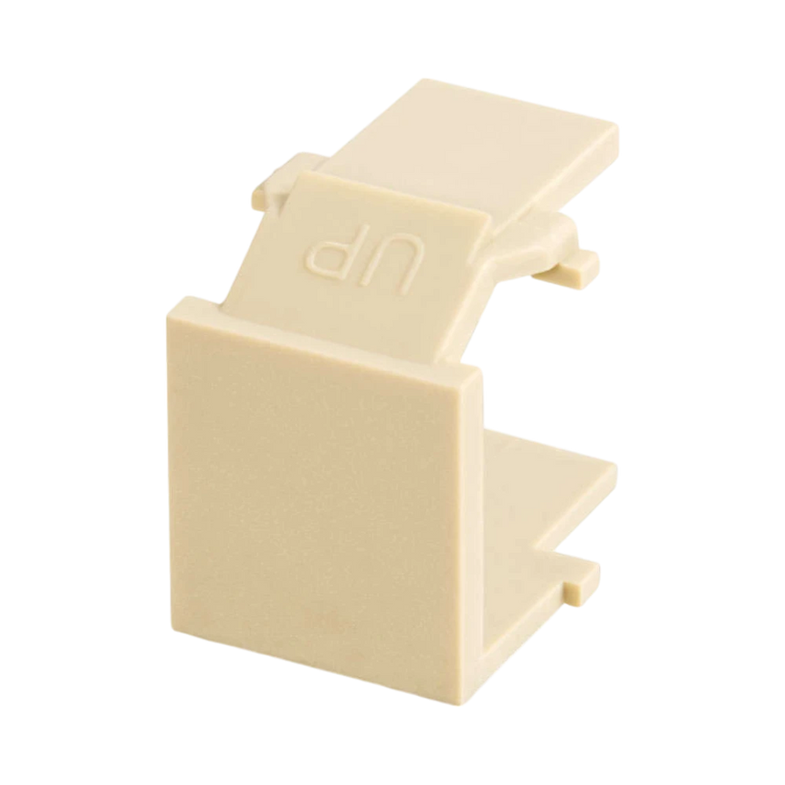 C2G Snap-In Blank Keystone Insert Module (Ivory) — Being Shipped