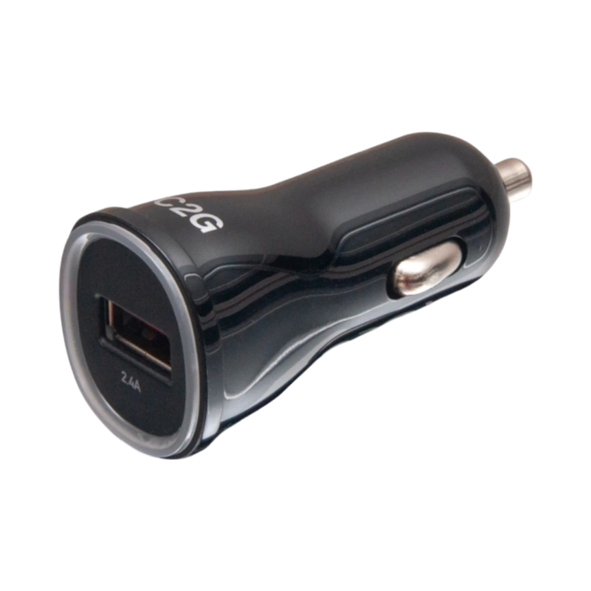 C2G Compact Design USB 1-Port 2.4A Output Car Charger — Being Shipped