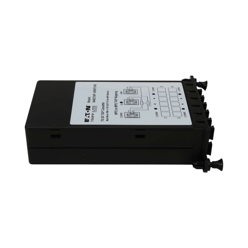 Tripp Lite Fiber TAP Cassette, Multimode, 8-Fiber MPO to MPO, 4 Monitoring Ports, 70/30 Split — Being Shipped