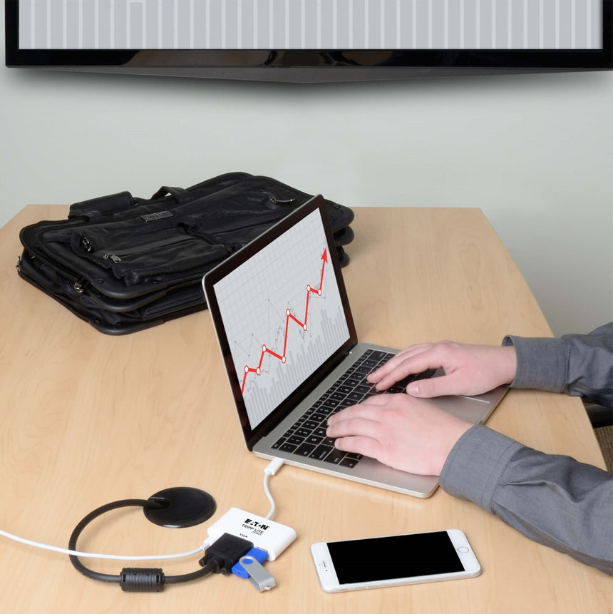Tripp Lite USB C to VGA Multiport Video Adapter Converter — Being Shipped