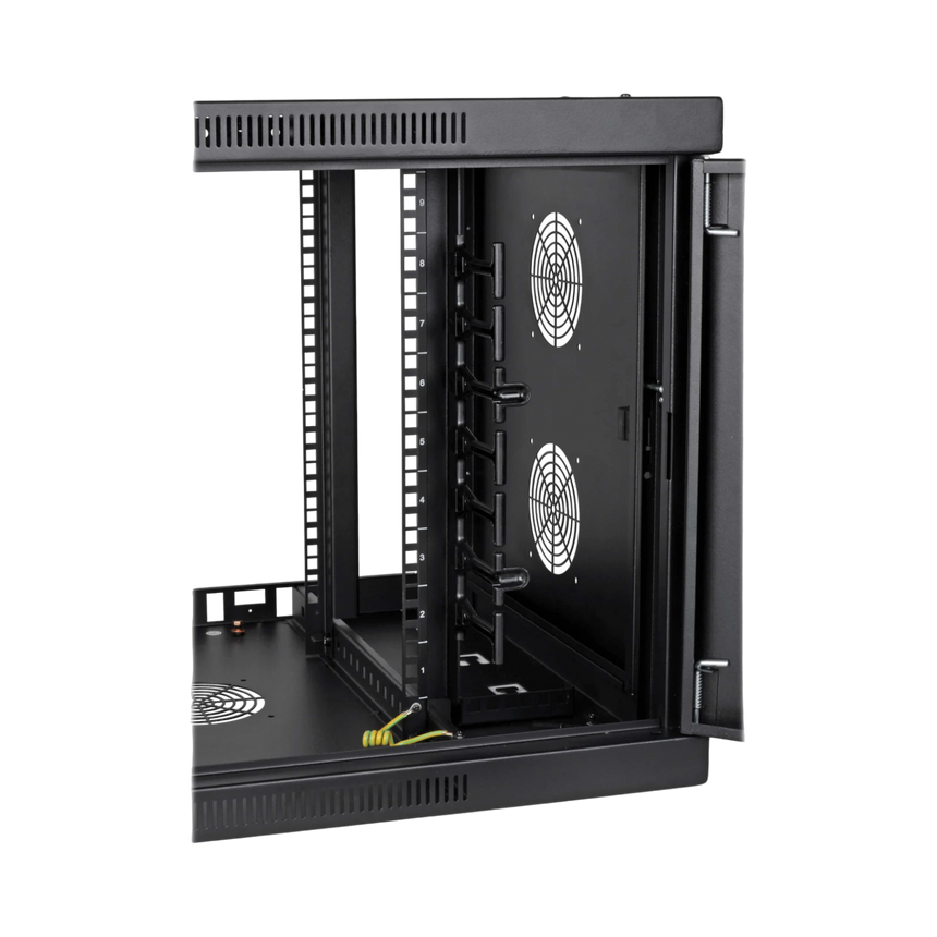 Tripp Lite SmartRack 9U Low-Profile Switch-Depth-Plus Wall-Mount Mini Rack Enclosure, Wide — Being Shipped