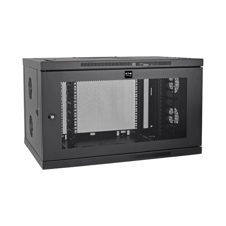 Tripp Lite SmartRack 9U Low-Profile Switch-Depth-Plus Wall-Mount Mini Rack Enclosure, Wide — Being Shipped