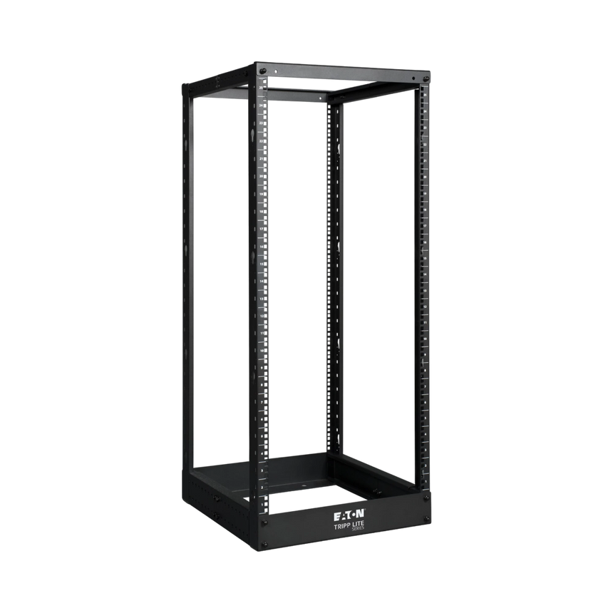Tripp Lite 25U SmartRack 4-Post Open Frame Rack, Organize and Secure Network Rack Equipment — Being Shipped