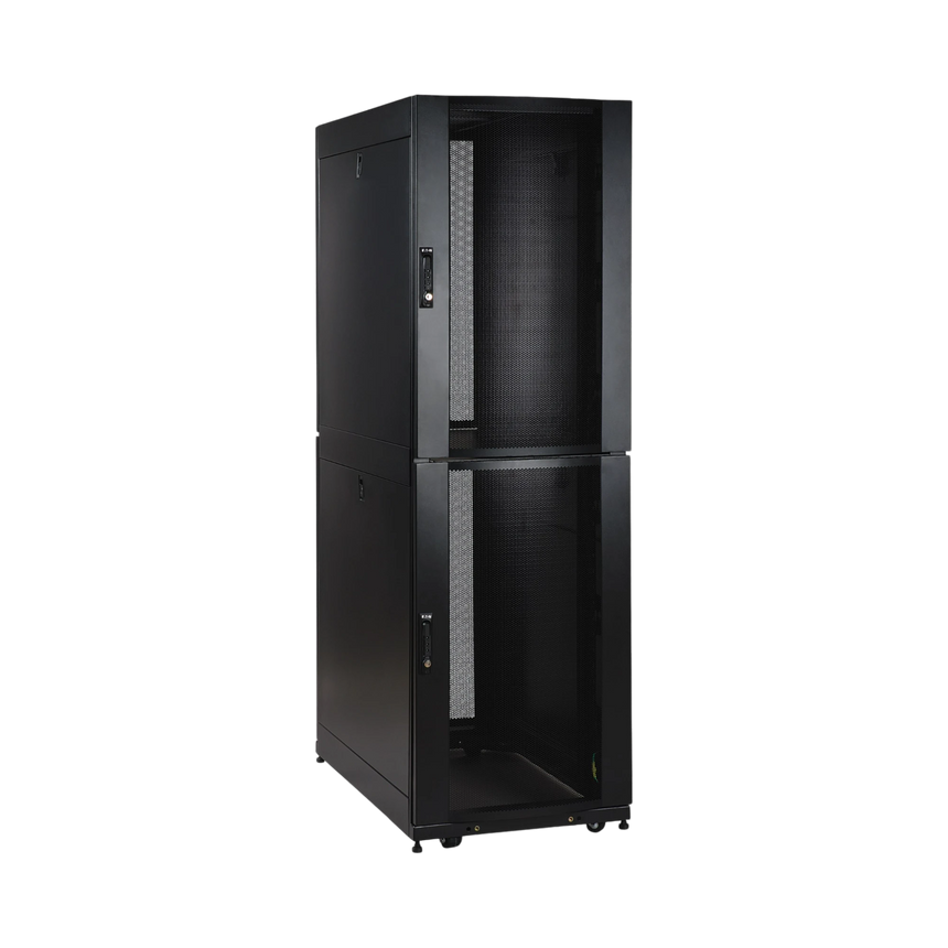 Tripp Lite 42U SmartRack Co-Location Standard-Depth Rack Enclosure Cabinet, 2 separate compartments — Being Shipped