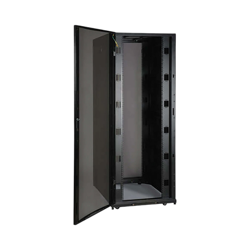 Tripp Lite 48U SmartRack Wide Standard-Depth Rack Enclosure Cabinet with doors, side panels & shock pallet packaging — Being Shipped