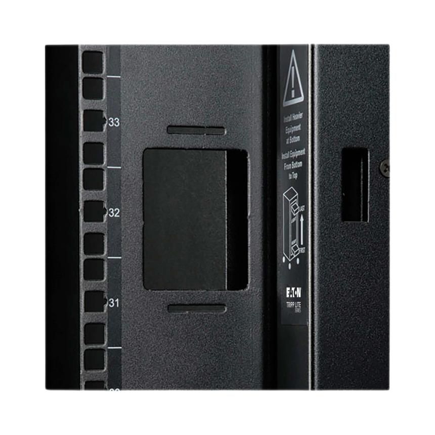 Tripp Lite 48U SmartRack Wide Standard-Depth Rack Enclosure Cabinet with doors, side panels & shock pallet packaging — Being Shipped
