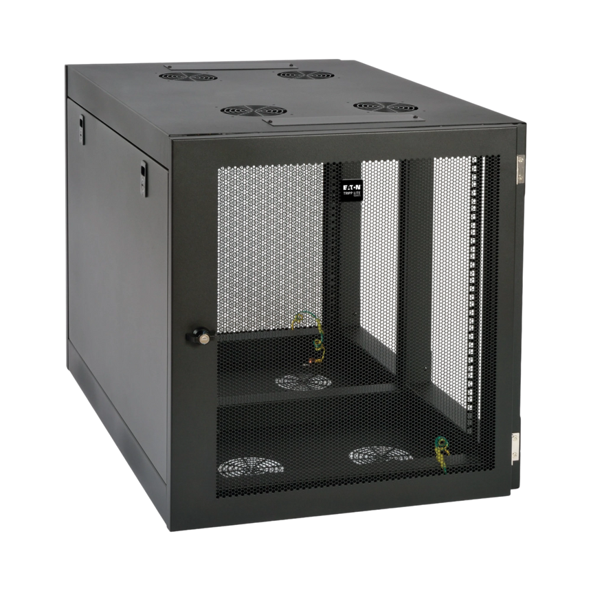 Tripp Lite SmartRack 12U Heavy-Duty Low-Profile Server-Depth Side-Mount Wall-Mount Small Rack Enclosure — Being Shipped