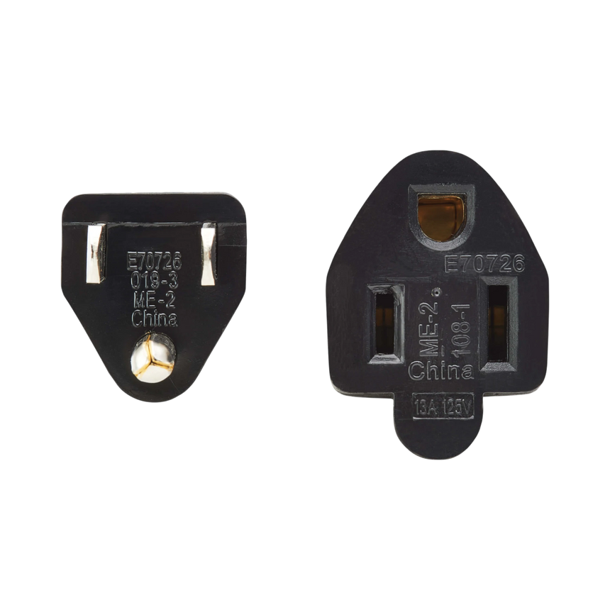 Tripp Lite series Power Extension Cord, NEMA 5-15P to NEMA 5-15R, 13A, 120V, 16 AWG, 3 ft. (0.9 m), Black — Being Shipped