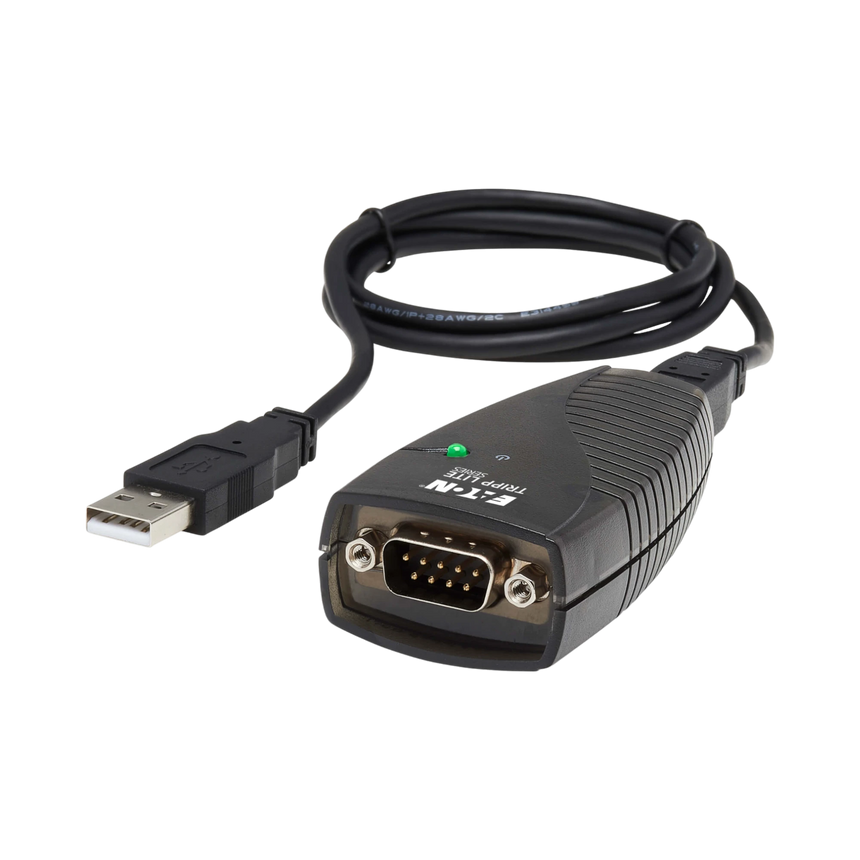 Tripp Lite Keyspan USB to Serial Adapter, USB-A Male to DB9 RS232 Male, 3 ft. (0.91 m), TAA — Being Shipped