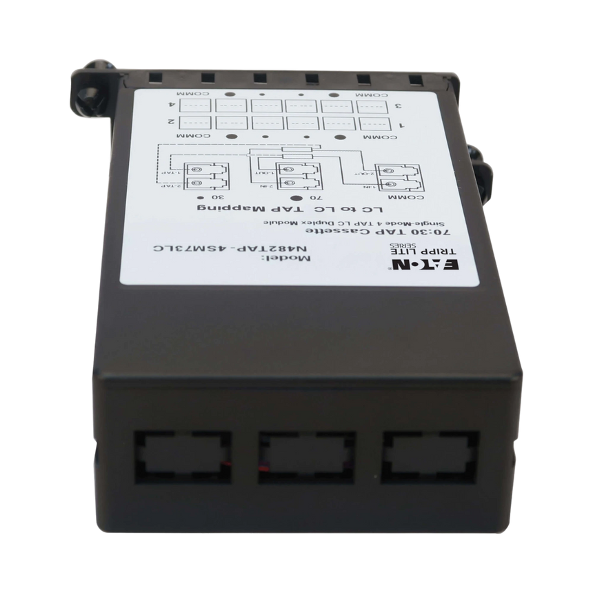 Tripp Lite Fiber TAP Cassette, Singlemode, 4x Duplex LC, 70/30 Split — Being Shipped