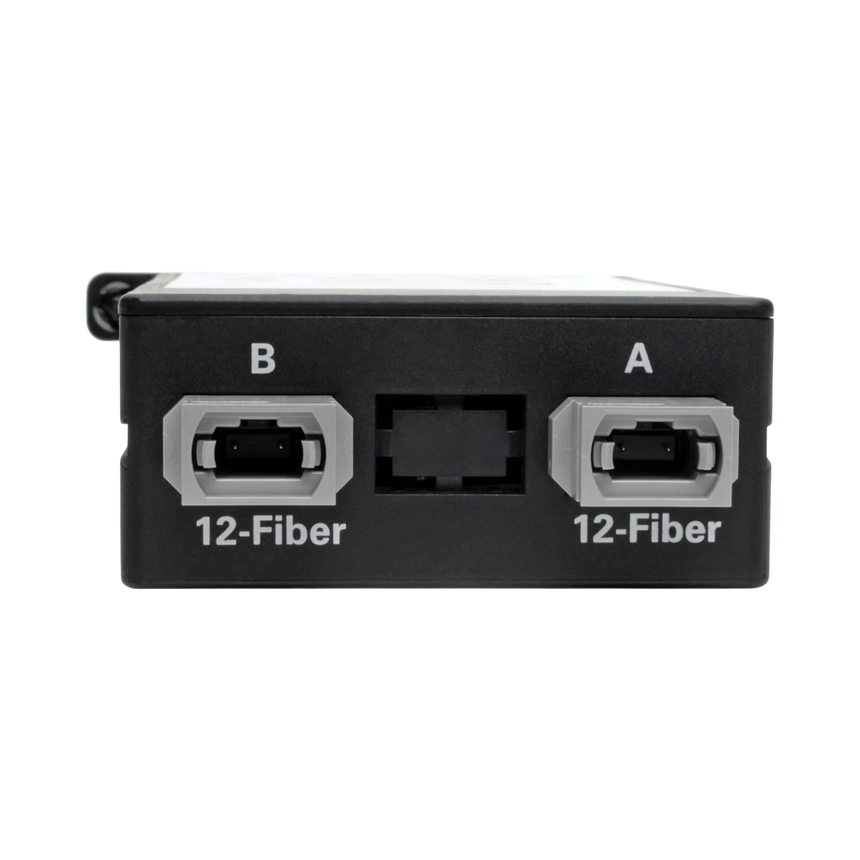 Tripp Lite 40Gb to 10Gb Breakout Cassette, (x2) 12-Fiber OM4 MTP/MPO ( Male with Pins ) to (x12) LC — Being Shipped