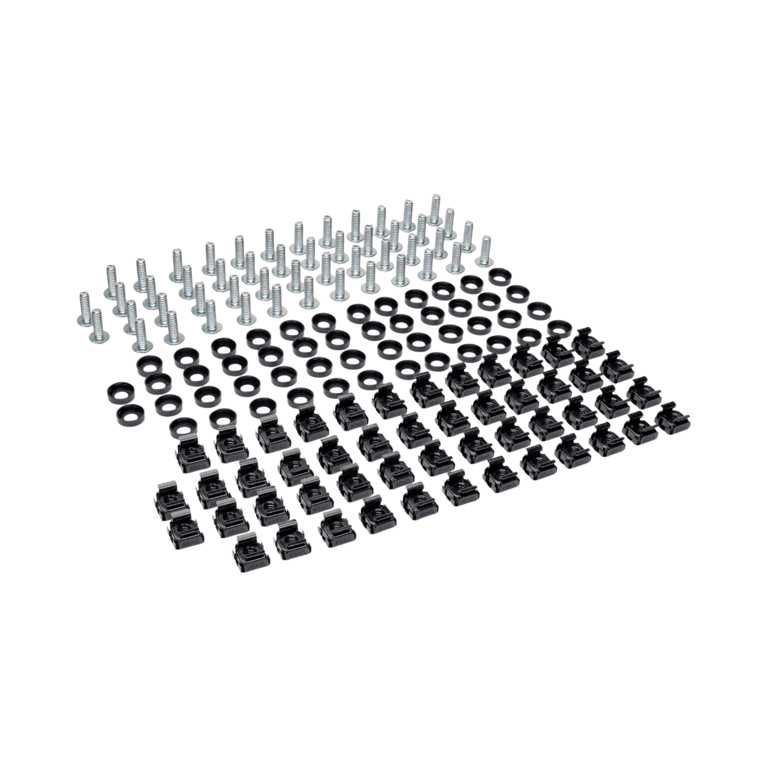 Tripp Lite SmartRack Square Hole Hardware Kit with 50 pcs 12-24 screws and washers — Being Shipped