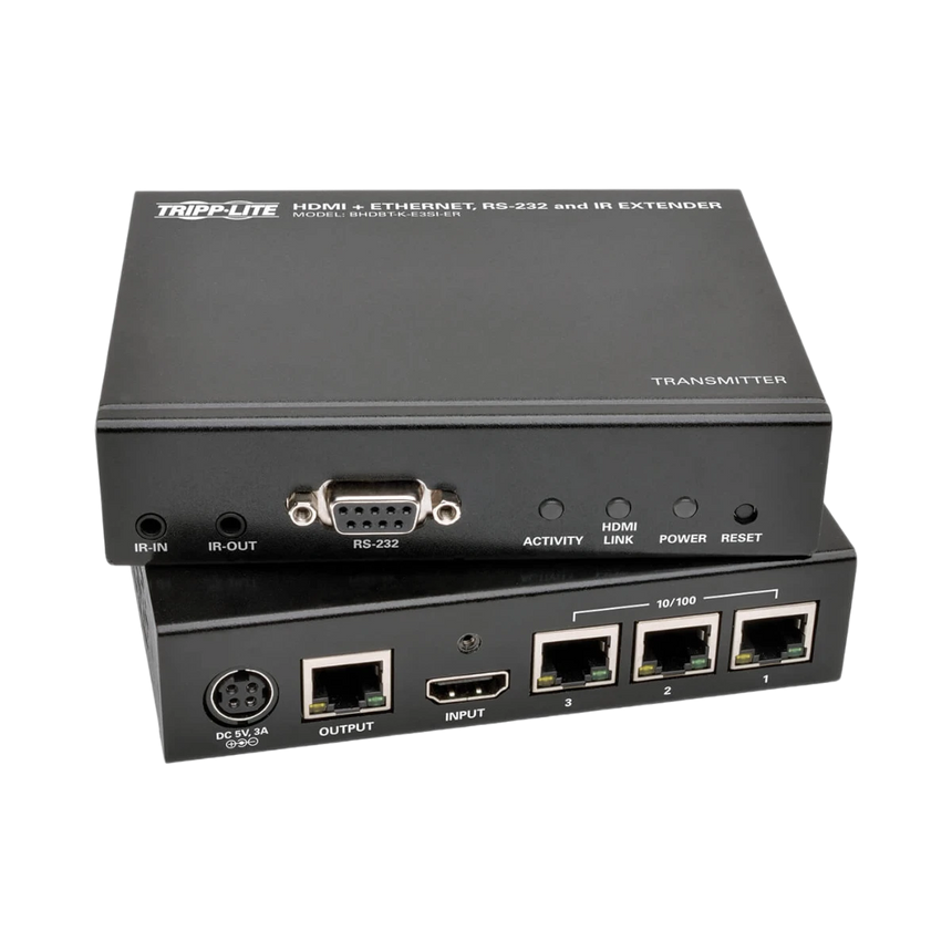 Tripp Lite HDBaseT HDMI over Cat5e/6/6a Extender Kit with Ethernet, Serial and IR Control, 1080p, Up to 500 ft. (152 m), TAA — Being Shipped