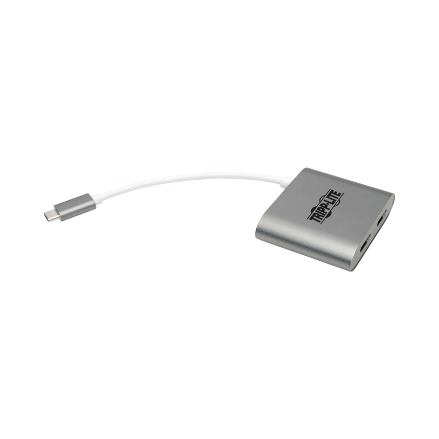 Tripp Lite USB-C Adapter, Dual HDMI 4K MST Adapter (M/2xF), Gray — Being Shipped
