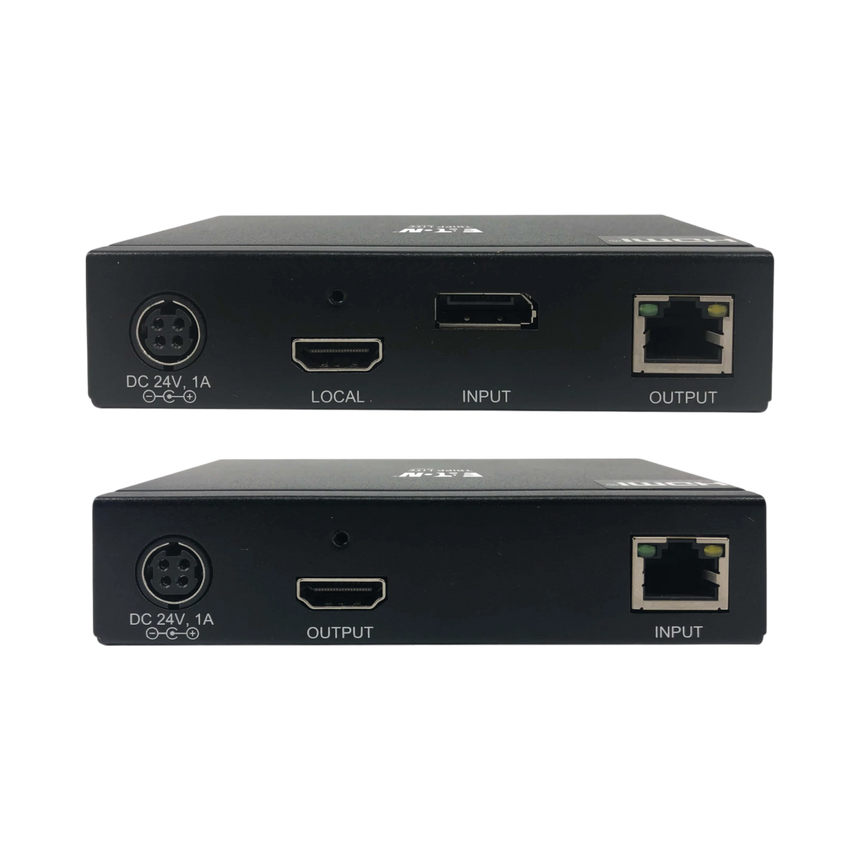 Tripp Lite DisplayPort to HDMI over Cat6 Extender Kit, KVM Support, 4K 60Hz, 4:4:4, USB, PoC, HDCP 2.2, 230 ft., TAA — Being Shipped