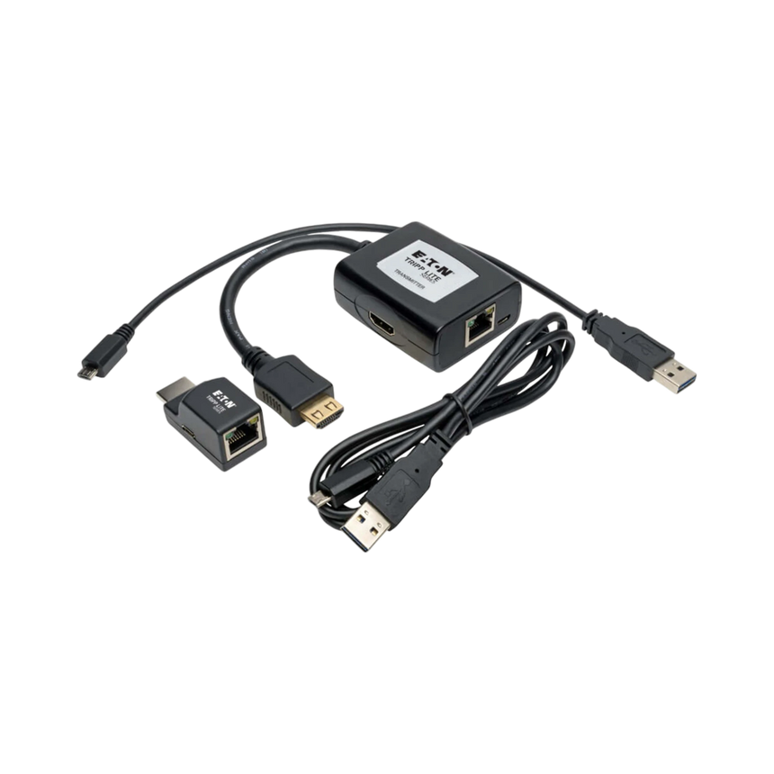 Tripp Lite HDMI over Cat5/6 Extender Kit, Transmitter/Receiver for Video/Audio, PoC, Up to 100 ft. (30 m), TAA — Being Shipped
