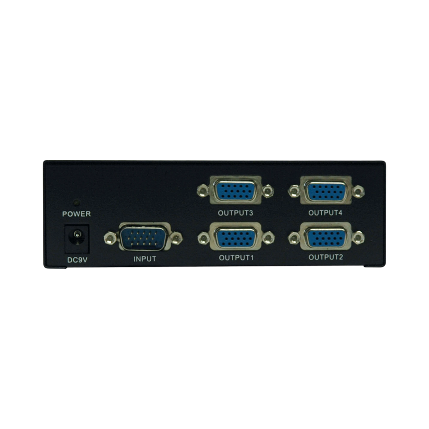 Tripp Lite 4-Port VGA/SVGA Video Splitter with Signal Booster, High Resolution Video, 350MHz, (HD15 M/4xF) — Being Shipped