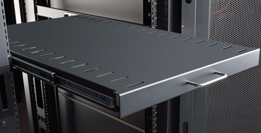 Tripp Lite SmartRack Standard Sliding Shelf (50 lbs / 22.7 kgs capacity; 28.3 in/719 mm Deep) — Being Shipped
