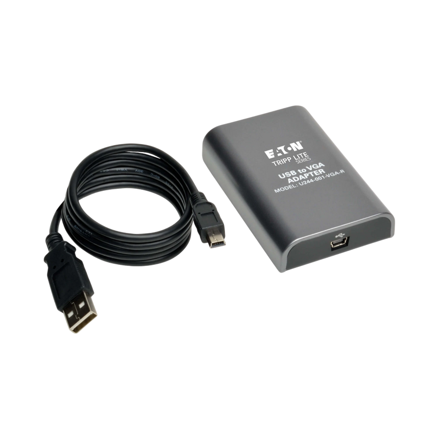 Tripp Lite USB 2.0 to VGA Dual-Monitor Adapter, 128 MB SDRAM, 1920 x 1080 (1080p) @ 60 Hz — Being Shipped