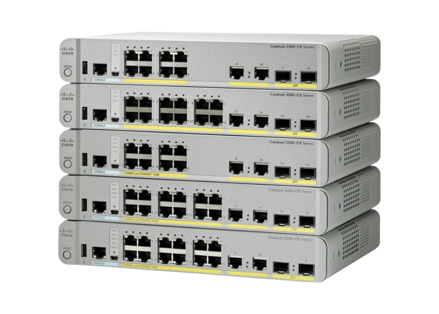 Cisco Catalyst 3560CX 12-Port Managed Network Switch — Being Shipped