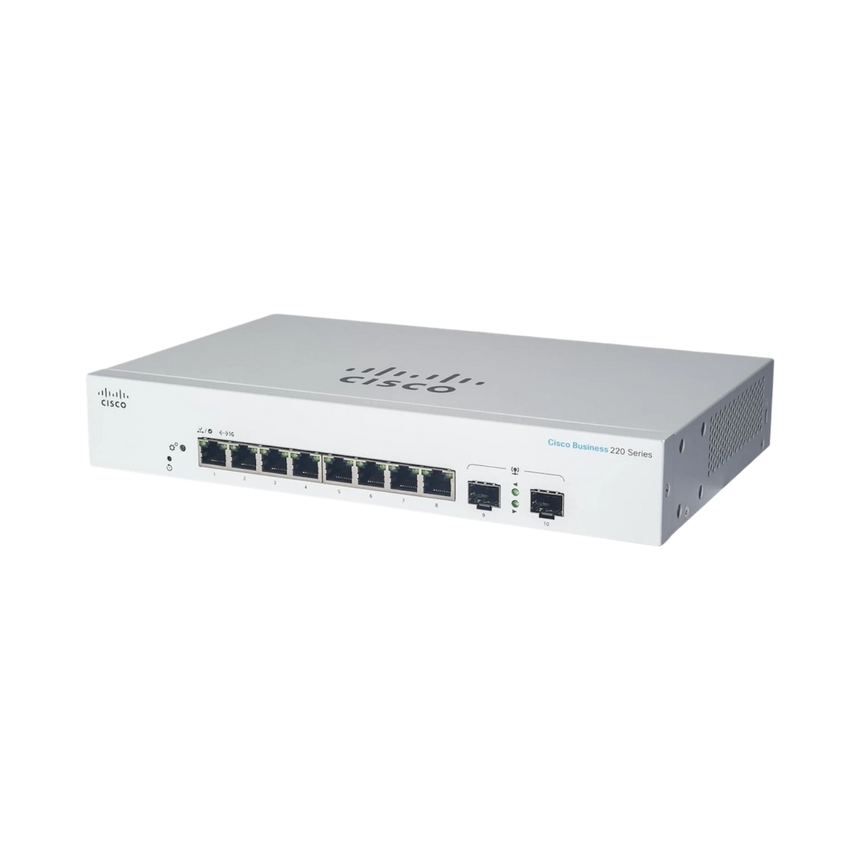Cisco Business 220 Series 8-Port PoE+ Smart Switch — Being Shipped
