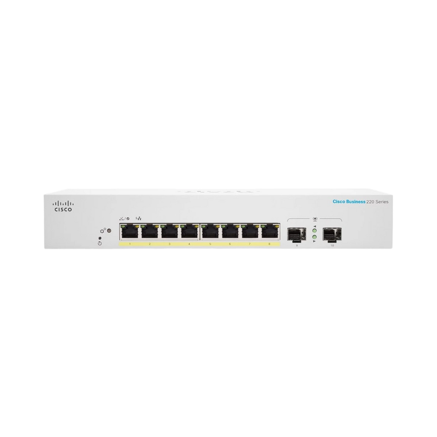 Cisco Business 220 Series 8-Port PoE+ Smart Switch — Being Shipped