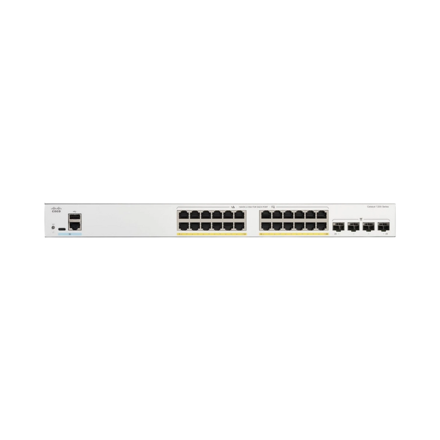 Cisco Catalyst 1200 Smart 24 Ports PoE+ Rack-Mountable Switch — Being Shipped