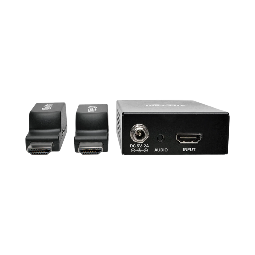 Tripp Lite 2-Port HDMI over Cat5/6 Extender Kit, Box-Style Transmitter, 2 Mini Receivers, PoC, Up to 100 ft. (30 m), TAA — Being Shipped