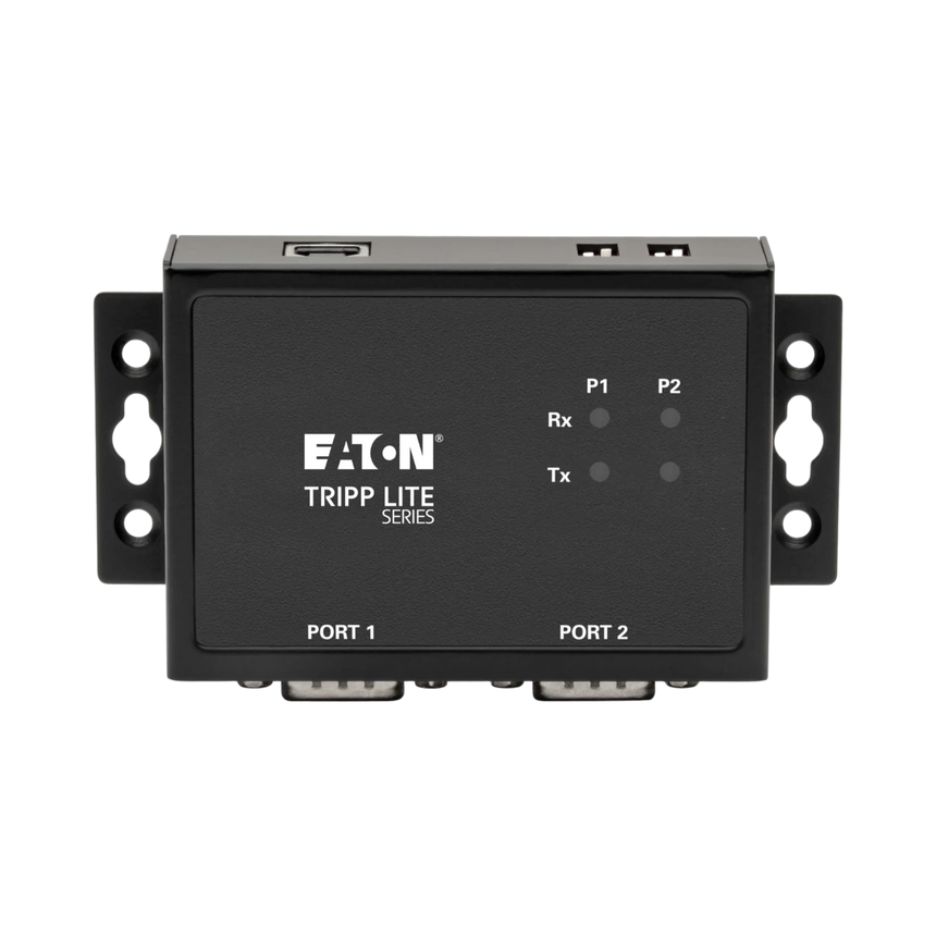 Tripp Lite 2-Port RS-422/RS-485 USB to Serial FTDI Adapter with COM Retention (USB-B to DB9 F/M) — Being Shipped
