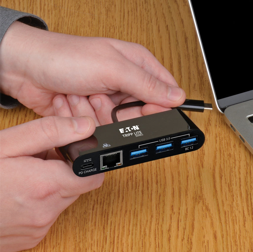 Tripp Lite USB-C to Gigabit Ethernet Adapter Converter Docking Station — Being Shipped