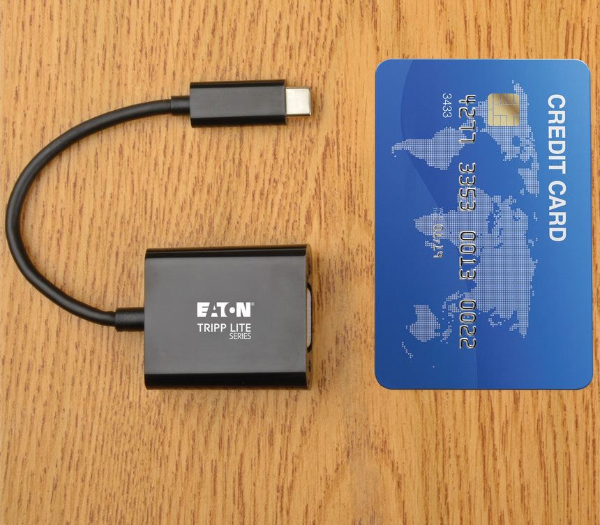 Tripp Lite series USB-C to VGA Adapter with Alternate Mode, DP 1.2, Black — Being Shipped