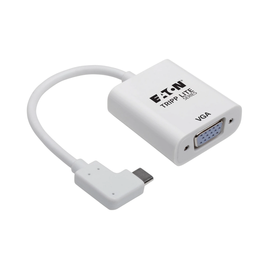 Tripp Lite USB-C to VGA Adapter with Alternate Mode, DP 1.2, Right-Angle USB-C — Being Shipped