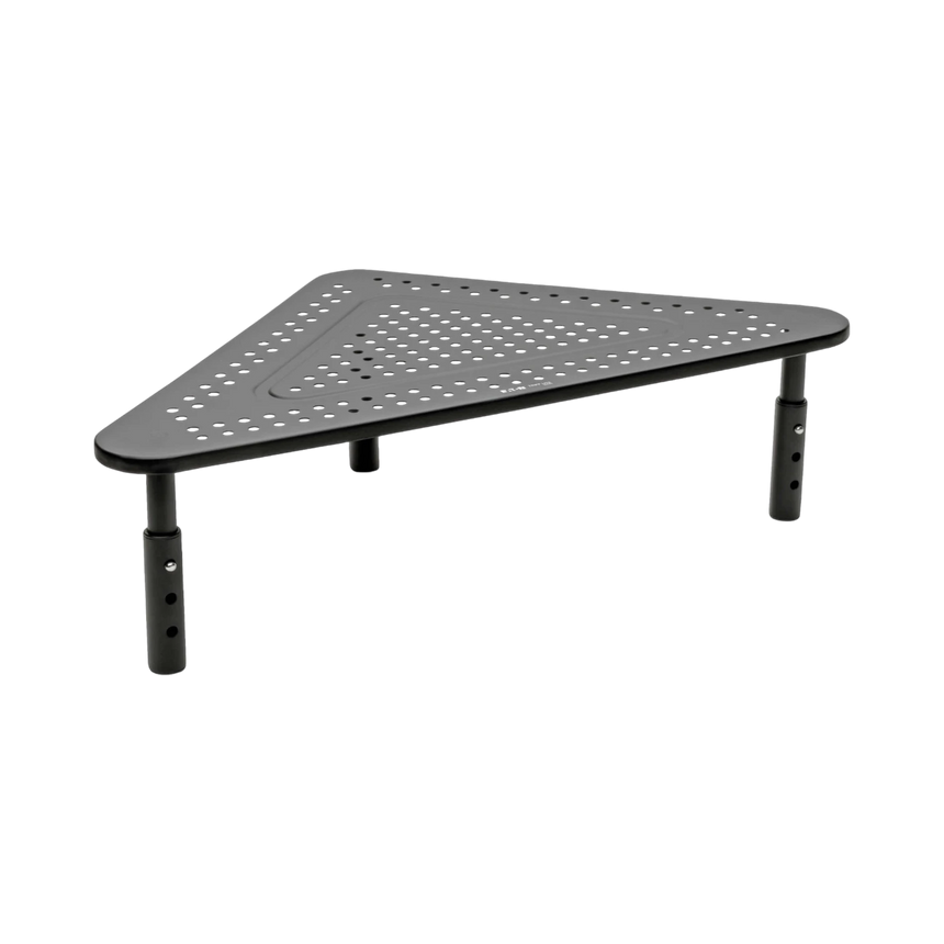 Tripp Lite Monitor Riser for Desk, 12 x 20 in. Height Adjustable, Corner, Metal, Black — Being Shipped