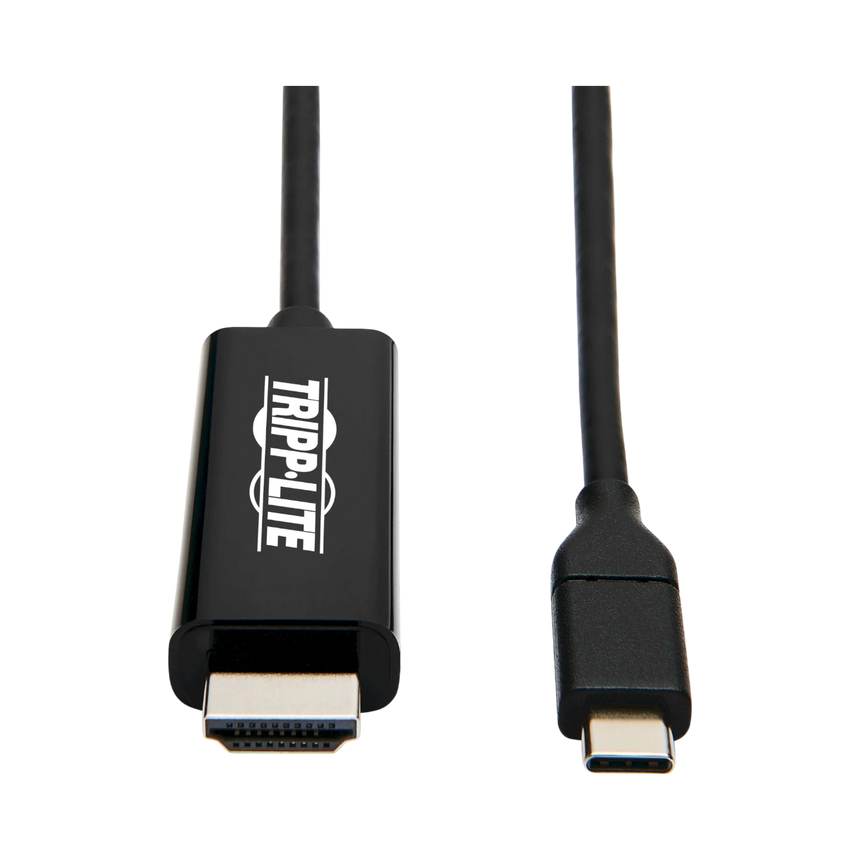 Tripp Lite USB-C to HDMI Adapter Cable (M/M), 4K 60 Hz, 4:4:4, Thunderbolt 3 Compatible, Black, 3 ft. (0.9 m) — Being Shipped