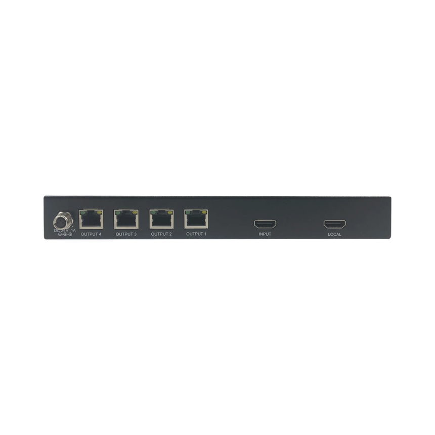 Tripp Lite 1x4 HDMI over Cat6 Splitter for Medical Applications, 4K 60 Hz, HDR, 4:4:4, PoC, 230 ft. (70 m), TAA — Being Shipped