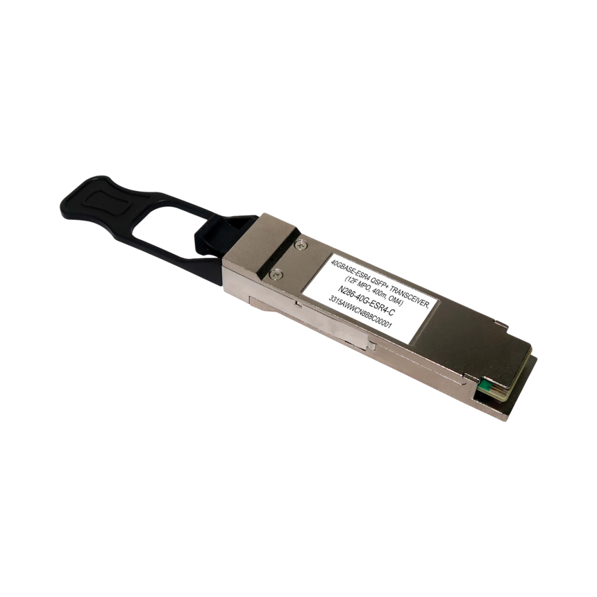 Tripp Lite Cisco-Compatible QSFP-40G-SR4 QSFP+ Transceiver, 40GBase-SR4, MTP/MPO MMF, 40 Gbps, 850 nm, 400 m (1312 ft.) — Being Shipped