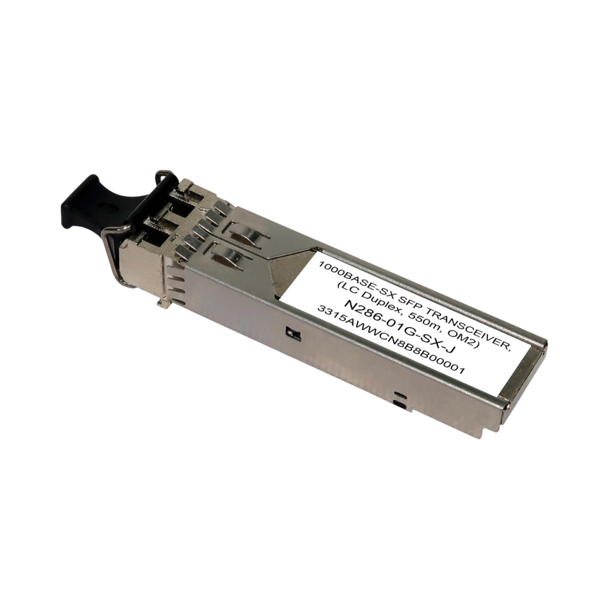 Tripp Lite Juniper-Compatible EX-SFP-1GE-SX SFP Transceiver, 1000Base-SX, LC Duplex MMF, 1.25 Gbps, 850 nm, 550 m (1804 ft.) — Being Shipped