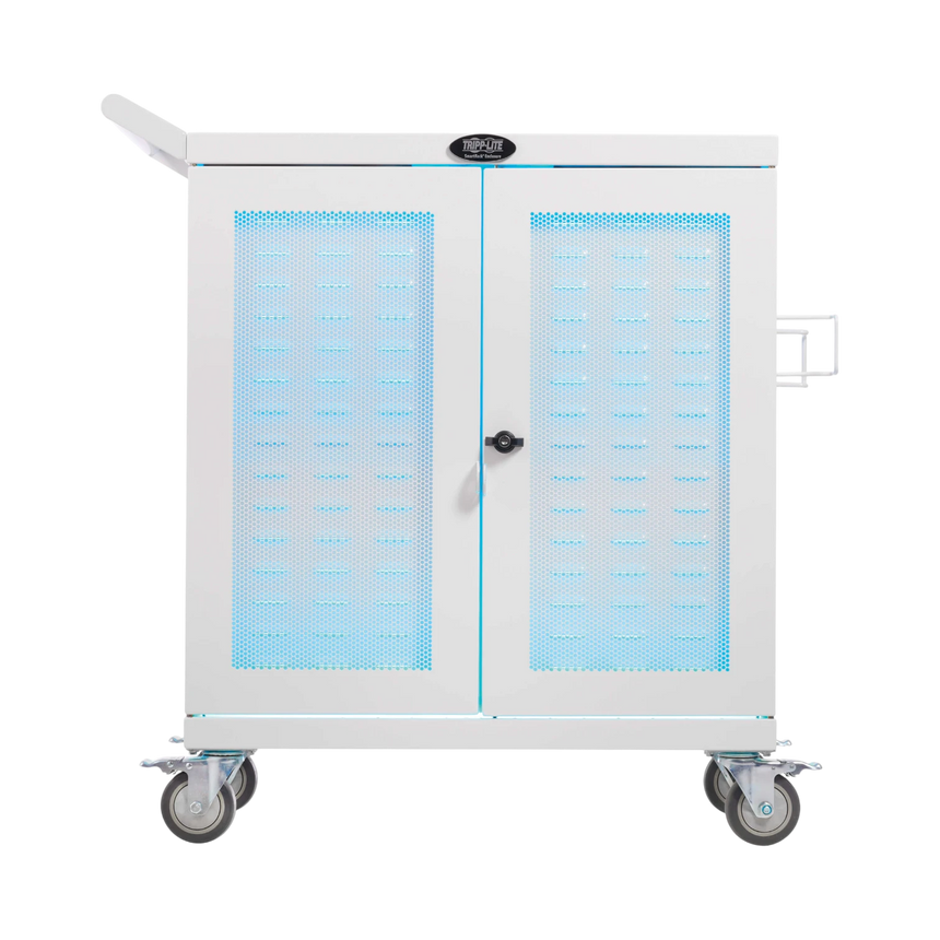 Tripp Lite Safe-IT Multi-Device UV Charging Cart, Hospital-Grade, 32 USB Ports, White — Being Shipped