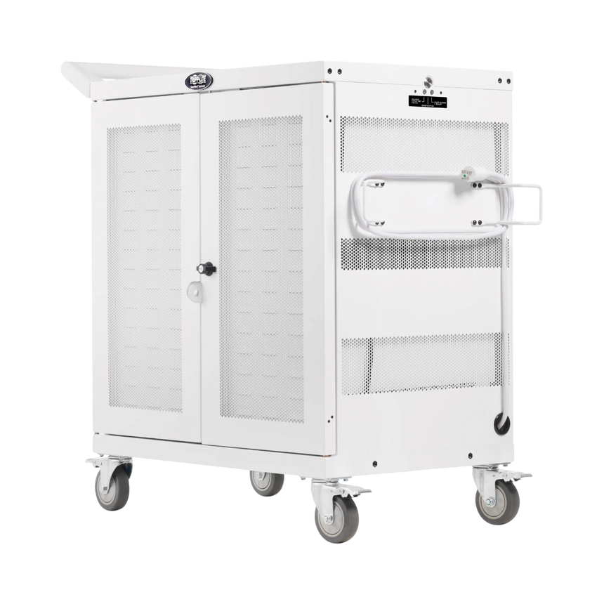 Tripp Lite Safe-IT Multi-Device UV Charging Cart, Hospital-Grade, 32 USB Ports, White — Being Shipped